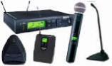 Shure ULX Series wireless microphone systems provide professional wireless microphone